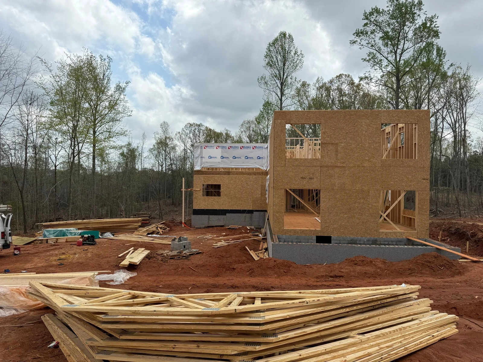Barndominium under construction &mdash; Upstate, SC
