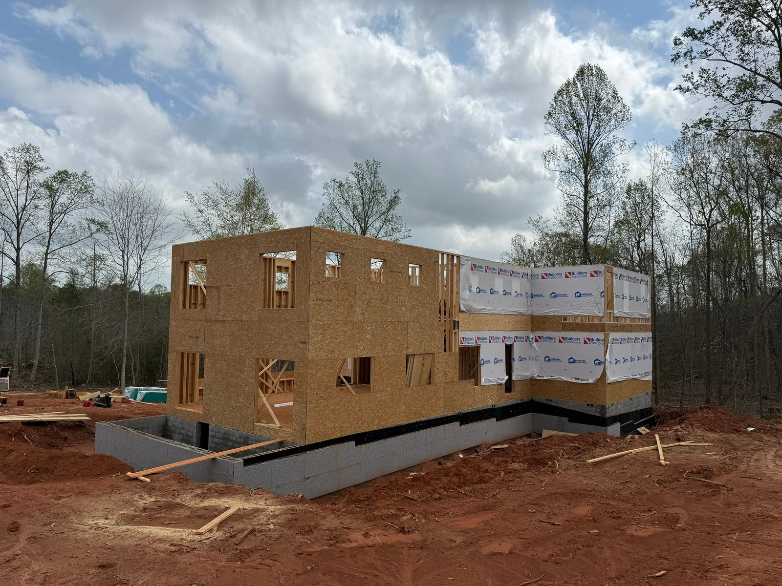 Barndominium under construction &mdash; Upstate, SC