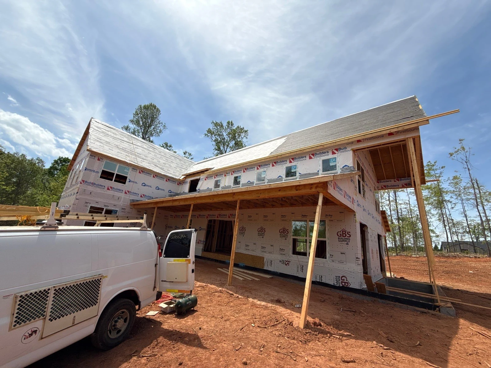 Barndominium under construction &mdash; Upstate, SC