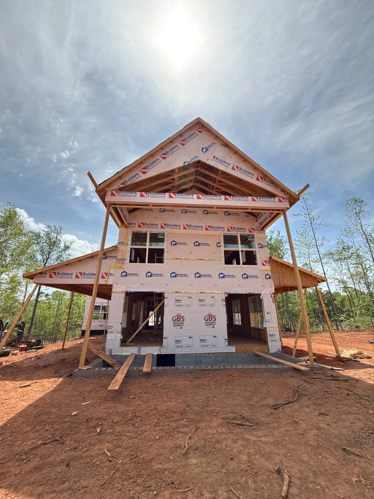 Barndominium under construction &mdash; Upstate, SC