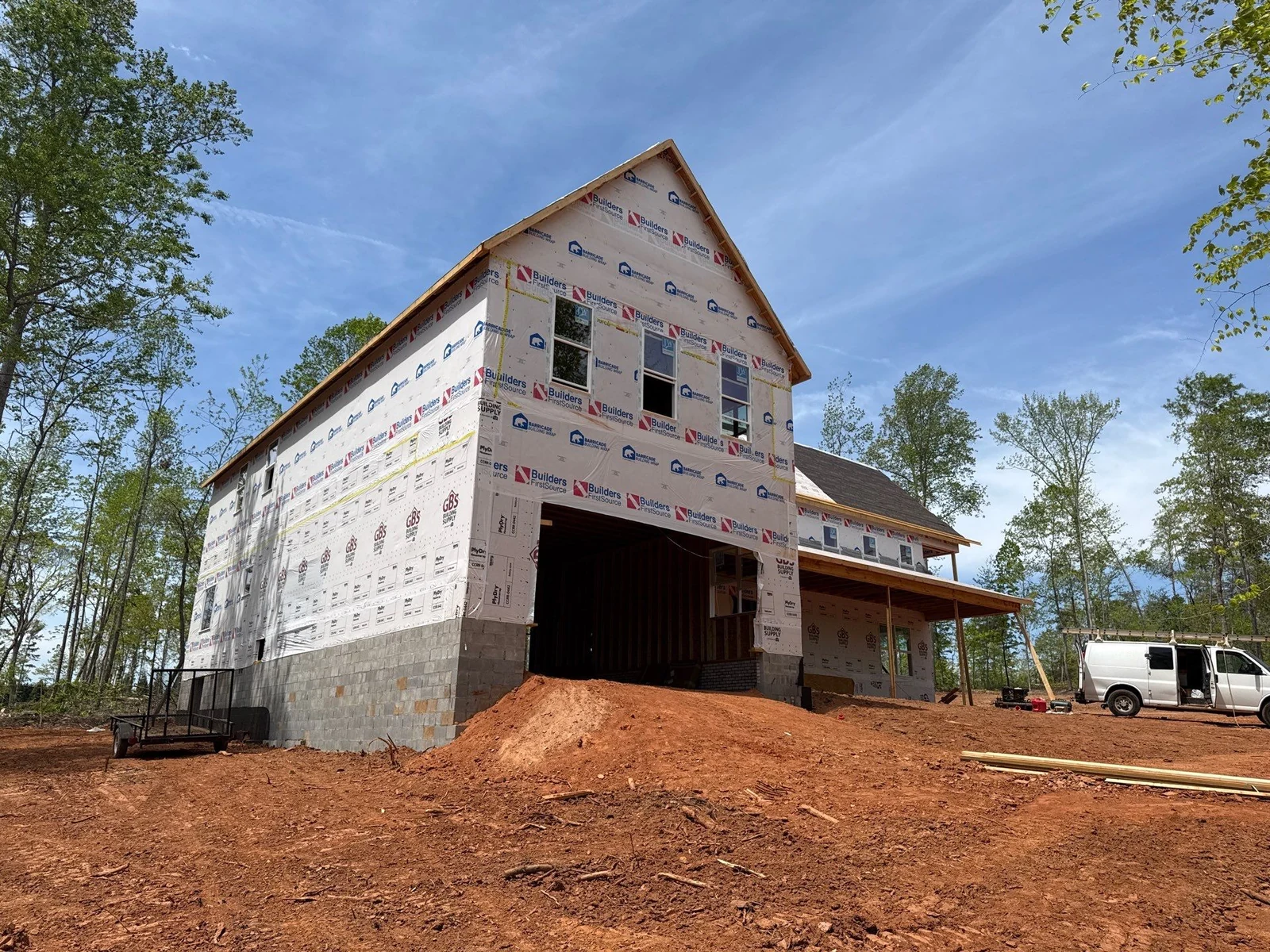 Barndominium under construction &mdash; Upstate, SC