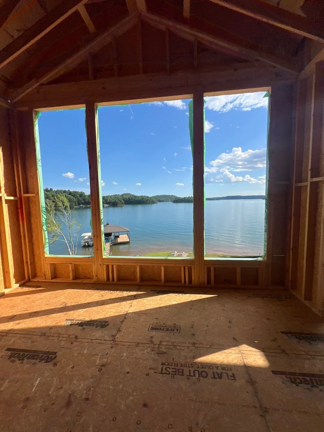 Lakehouse under construction &mdash; Upstate, SC