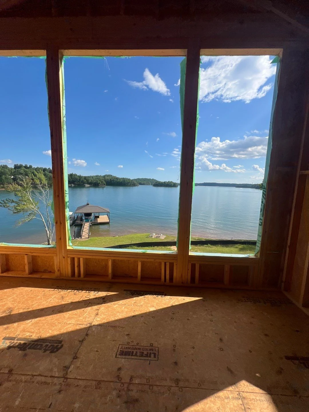 Lakehouse under construction &mdash; Upstate, SC