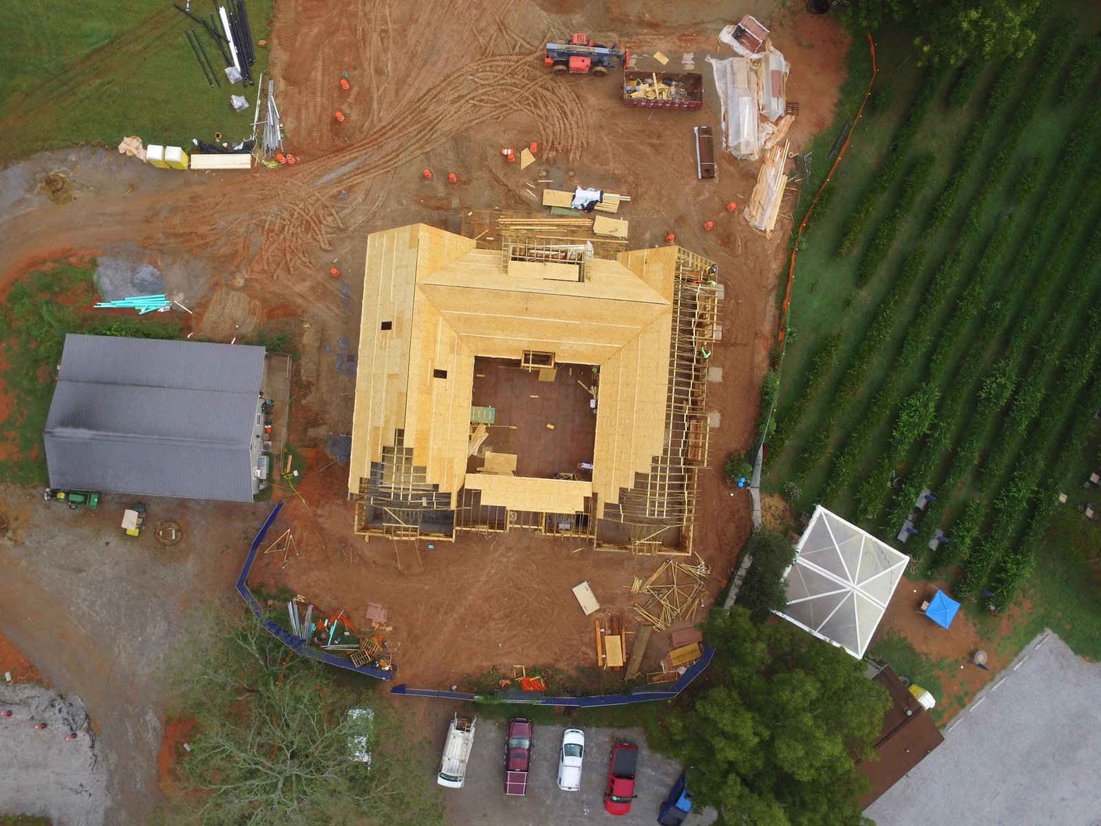 City Scape Winery under construction &mdash; Pelzer, SC
