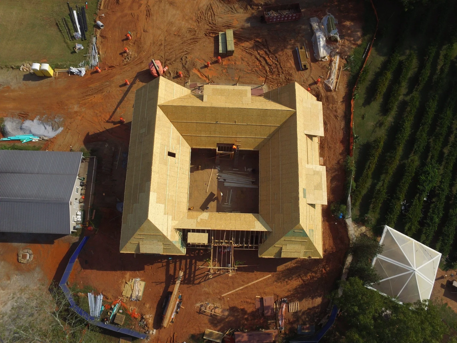 City Scape Winery under construction &mdash; Pelzer, SC